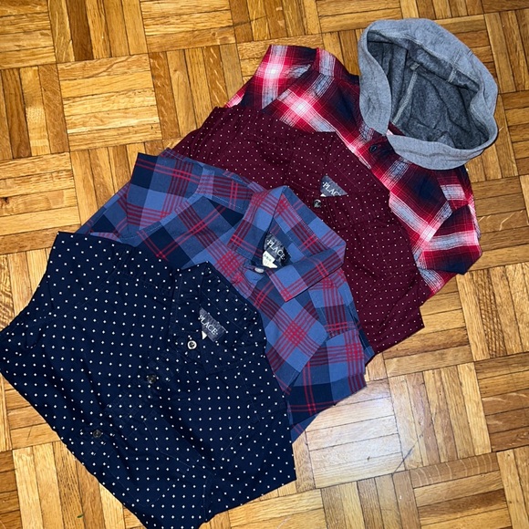 The Children's Place Other - NWT The Children’s Place long sleeve button down shirts bundle Size Small 5/6